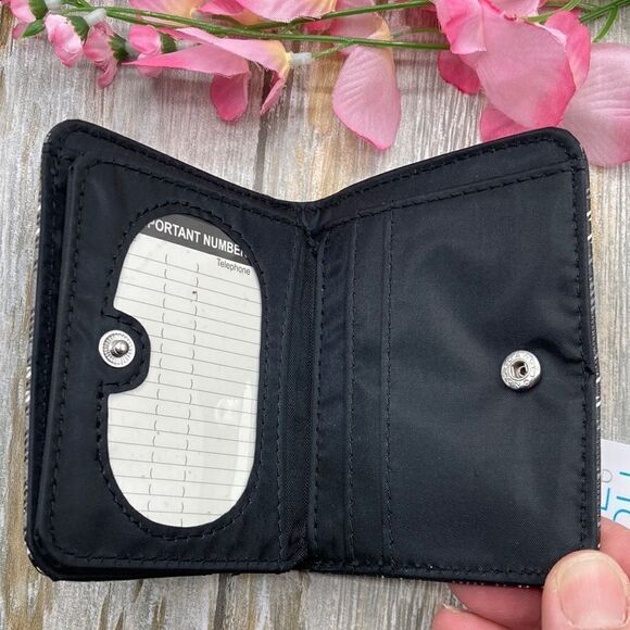 WOMEN’S SHARON SMALL TwoFold Plaid Print Wallet Bag Purse - Picture 3 of 4